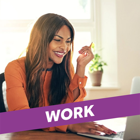 Women working on laptop image