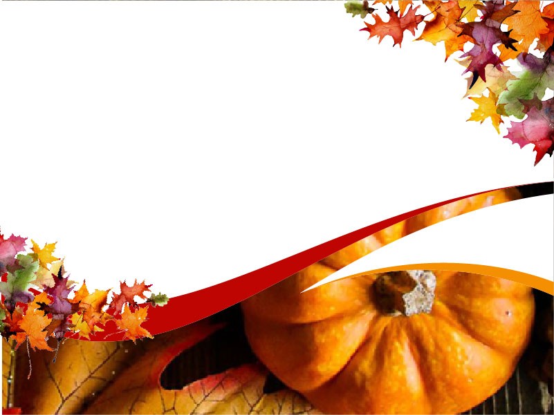 A nice fall background with leaves and a pumpkin