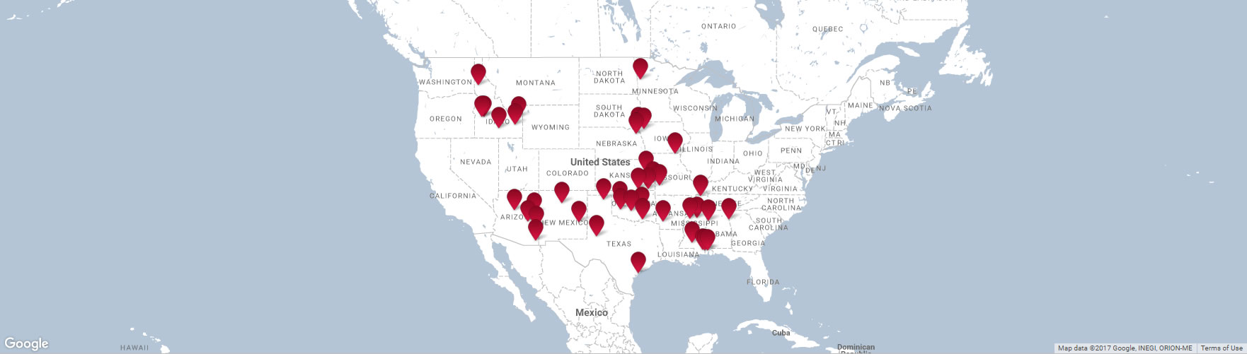 Find Your Nearest Location Sparklight - Default Map Banner