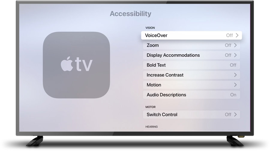 AppleTv Accessibility