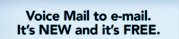Voice Mail To Email It's New and it's FREE!